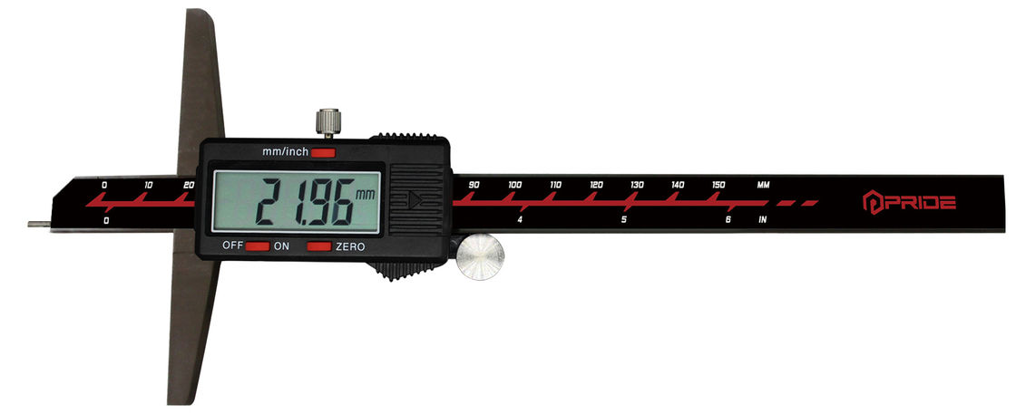 Digital Depth Gauge Measuring Calipers With Needle , Manual Power On / Off