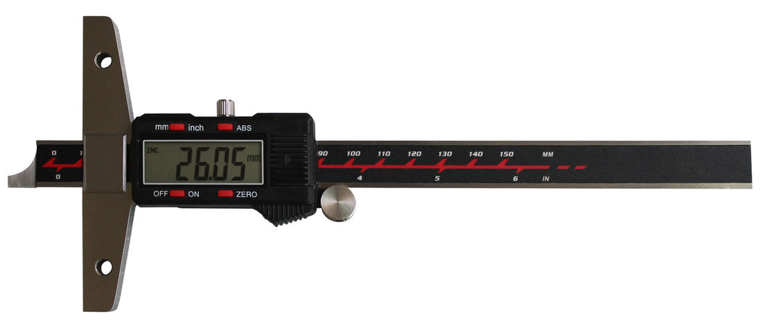 ABS Electronic Depth Gauge Digital Caliper Relative And Absolute Measuring Type