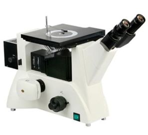 चमकदार / डार्क फील्ड के लिए उलटा धातुकर्म माइक्रोस्कोप ध्रुवीकरण निरीक्षण प्रणाली